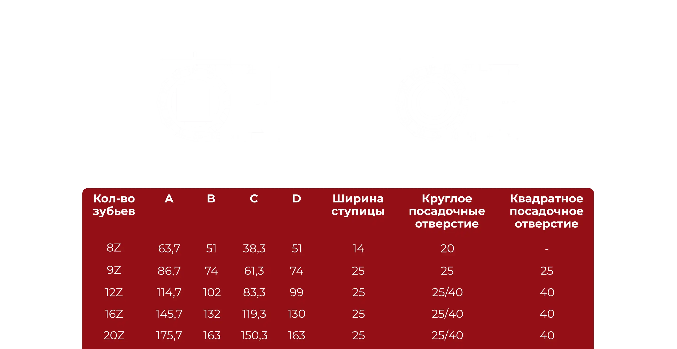 Комплектующие звёзды на перевёрнутой ленте чертёж и информационная таблица
