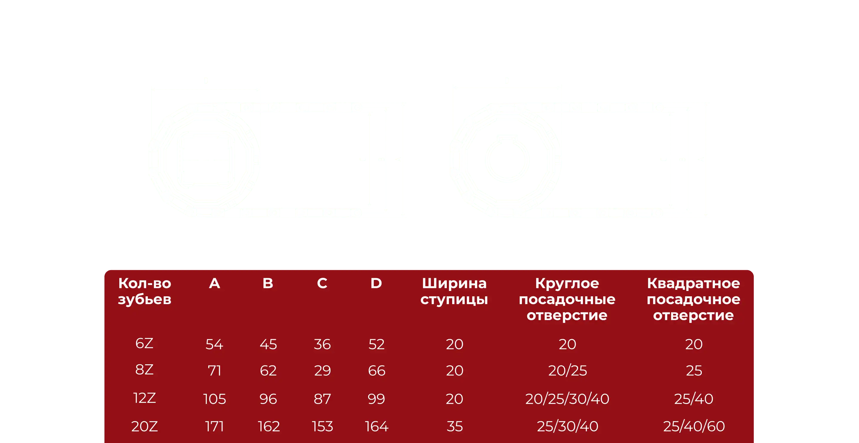 Комплектующие звёзды на перевёрнутой ленте чертёж и информационная таблица
